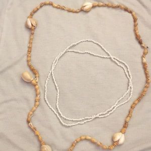 Shell necklaces